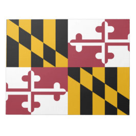 Staatsflagge von Maryland Notizblock