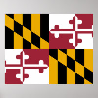 Staatsflagge von Maryland