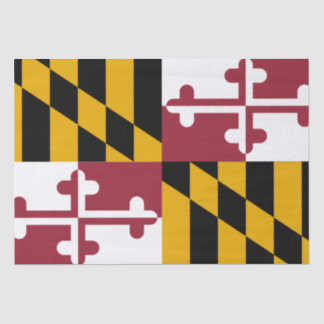 Staatsflagge von Maryland Seidenpapier