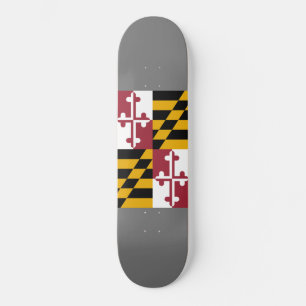 Staatsflagge von Maryland Skateboard