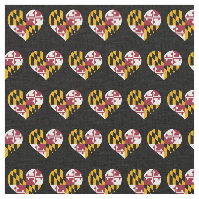 Staatsflagge von Maryland Stoff (Nahaufnahme)