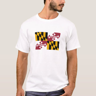 Staatsflagge von Maryland T-Shirt