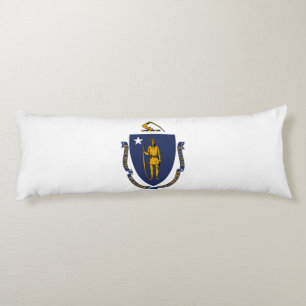 Staatsflagge von Massachusetts Seitenschläferkissen