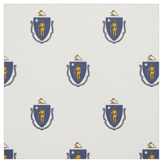 Staatsflagge von Massachusetts Stoff (Muster)