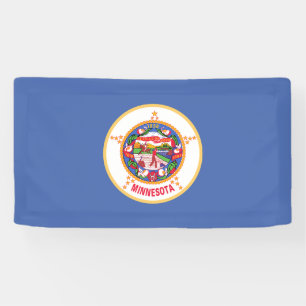 Staatsflagge von Minnesota Banner