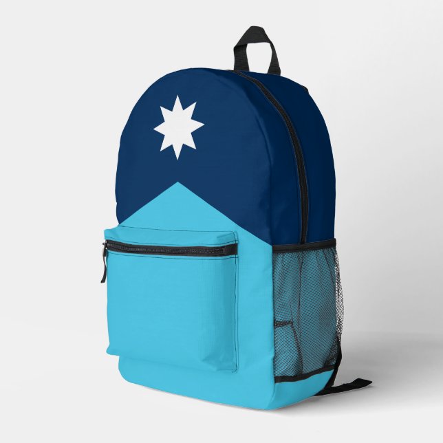 Staatsflagge von Minnesota Bedruckter Rucksack (Rückseitige Ecke Rechts)