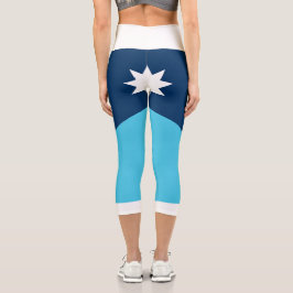 Staatsflagge von Minnesota Capri Leggings