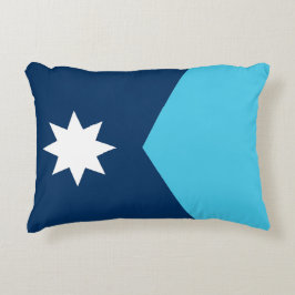 Staatsflagge von Minnesota Dekokissen