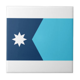 Staatsflagge von Minnesota Fliese