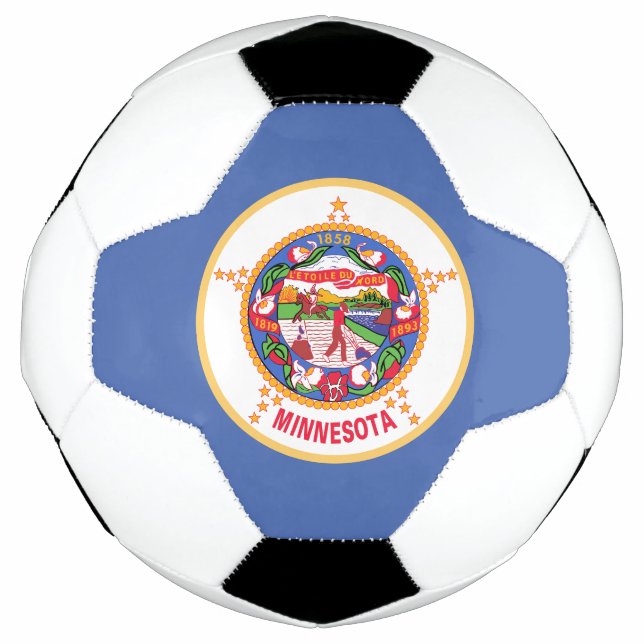 Staatsflagge von Minnesota Fußball (Vorderseite)