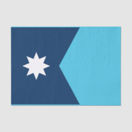 Staatsflagge von Minnesota Seidenpapier