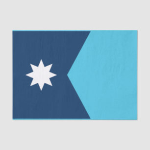 Staatsflagge von Minnesota Seidenpapier