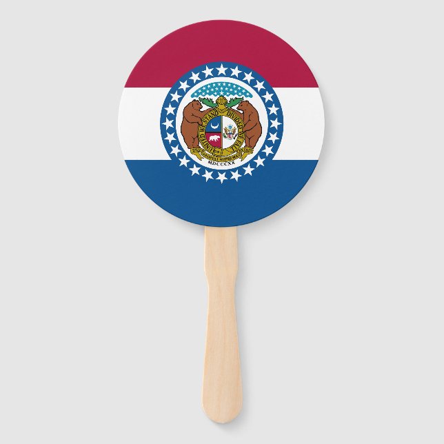 Staatsflagge von Missouri Fächer (Vorderseite)