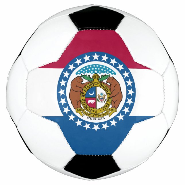 Staatsflagge von Missouri Fußball (Vorderseite)