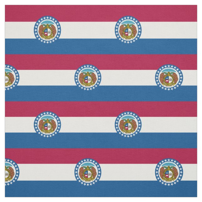 Staatsflagge von Missouri Stoff (Muster)
