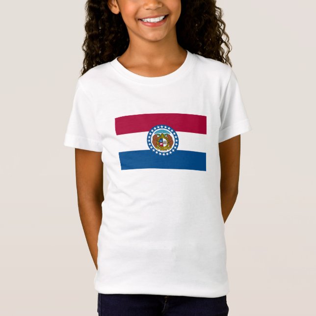 Staatsflagge von Missouri T-Shirt (Vorderseite)