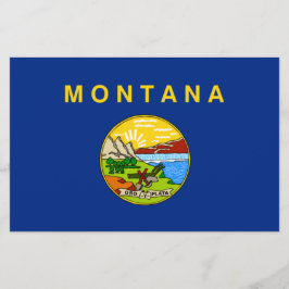 Staatsflagge von Montana Briefpapier