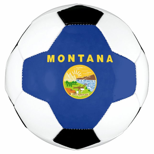 Staatsflagge von Montana Fußball (Vorderseite)