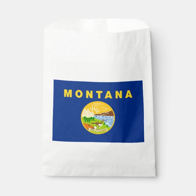 Staatsflagge von Montana Geschenktütchen (Vorderseite)