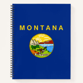 Staatsflagge von Montana Notizbuch