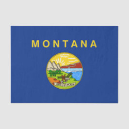 Staatsflagge von Montana Seidenpapier