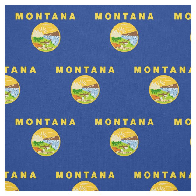 Staatsflagge von Montana Stoff (Muster)