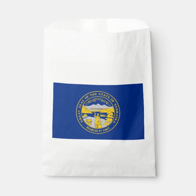 Staatsflagge von Nebraska Geschenktütchen (Vorderseite)