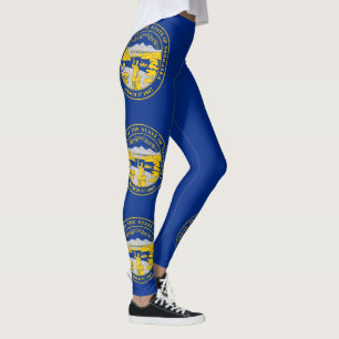 Staatsflagge von Nebraska Leggings