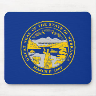 Staatsflagge von Nebraska Mousepad