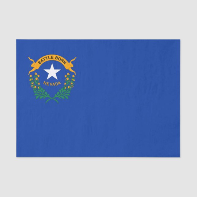 Staatsflagge von Nevada Seidenpapier (Vorderseite)