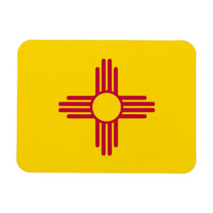 Staatsflagge von New Mexico Magnet