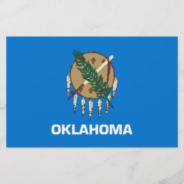 Staatsflagge von Oklahoma Briefpapier