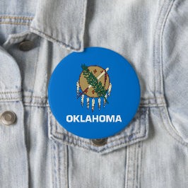 Staatsflagge von Oklahoma Button