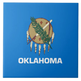 Staatsflagge von Oklahoma Fliese