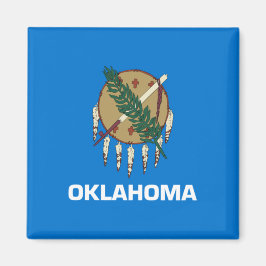Staatsflagge von Oklahoma Magnet