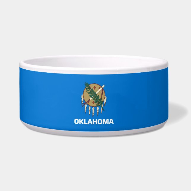 Staatsflagge von Oklahoma Napf (Vorderseite)