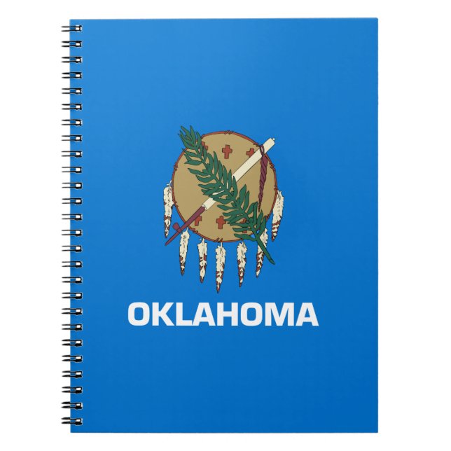Staatsflagge von Oklahoma Notizblock (Vorderseite)