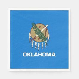 Staatsflagge von Oklahoma Serviette