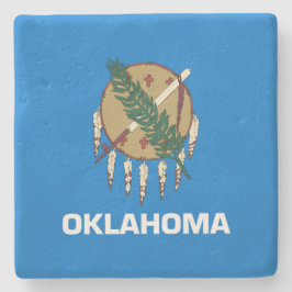 Staatsflagge von Oklahoma Steinuntersetzer