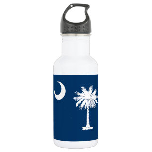 Staatsflagge von South Carolina Edelstahlflasche