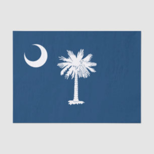 Staatsflagge von South Carolina Seidenpapier