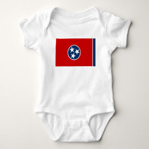 Staatsflagge von Tennessee Baby Strampler