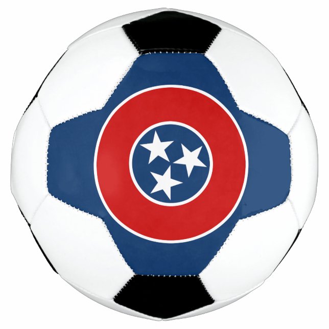 Staatsflagge von Tennessee Fußball (Vorderseite)