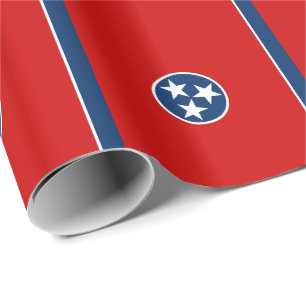 Staatsflagge von Tennessee Geschenkpapier