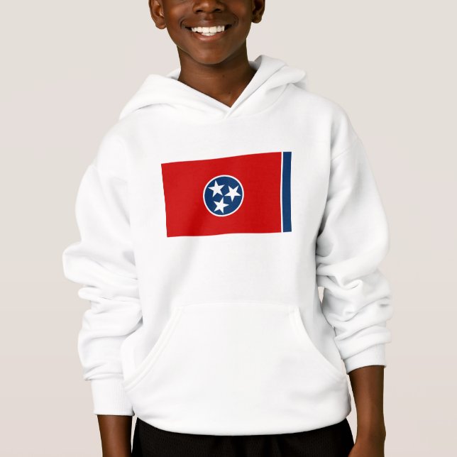 Staatsflagge von Tennessee Hoodie (Vorderseite)