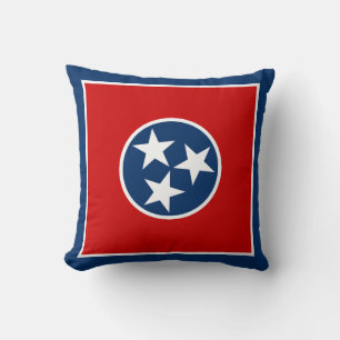 Staatsflagge von Tennessee Kissen
