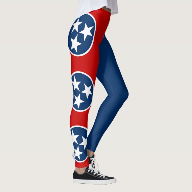 Staatsflagge von Tennessee Leggings (Rechts)