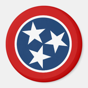 Staatsflagge von Tennessee Magnet