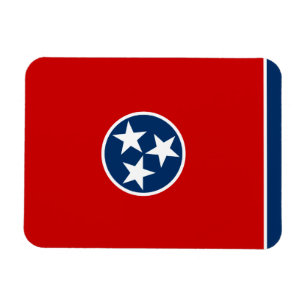 Staatsflagge von Tennessee Magnet