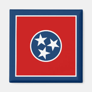 Staatsflagge von Tennessee Magnet